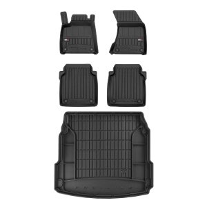 Audi A8 Floor-Trunk Mats - Omac - 3D Premium - Black - '10-'17 Audi A8 Floor-Trunk Mats - Omac - 3D Premium - Black - '10-'17